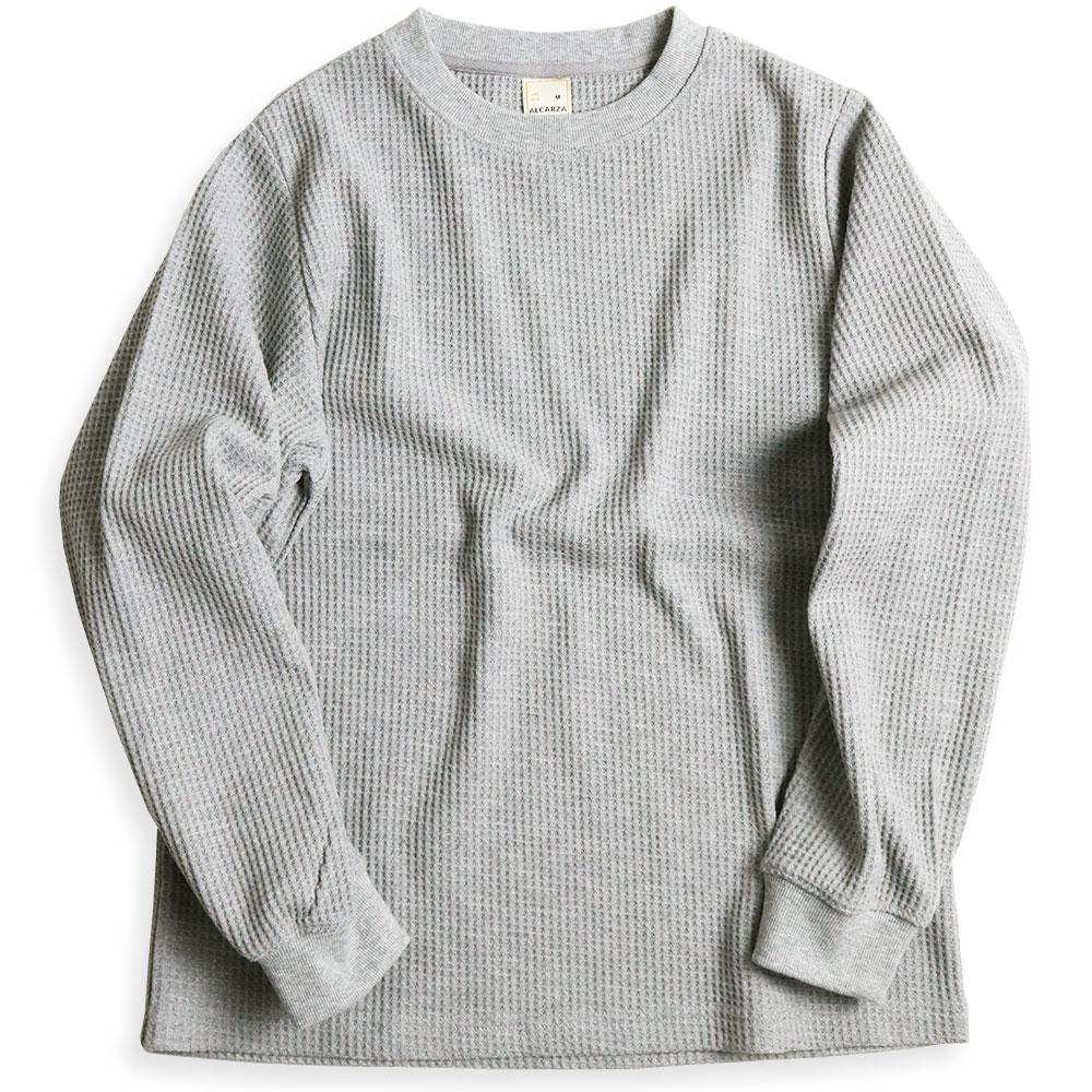 CIAO（チャオ） サーマル メンズ 長袖 Tシャツ カットソー ワッフル