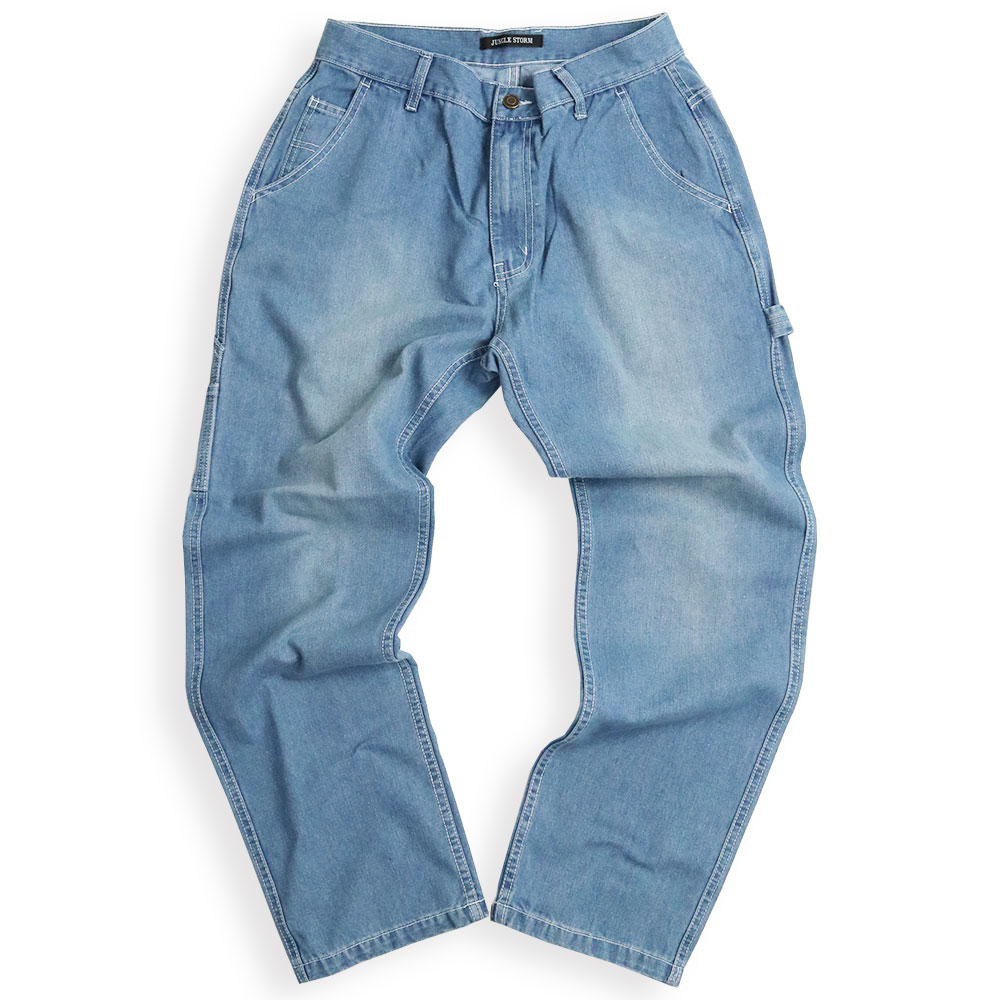 ペインターパンツ メンズ ワークパンツ テーパードパンツ 作業着 仕事着 デニム ヒッコリー カラーパンツ 32 クインテット ヤフー店 通販 Yahoo ショッピング