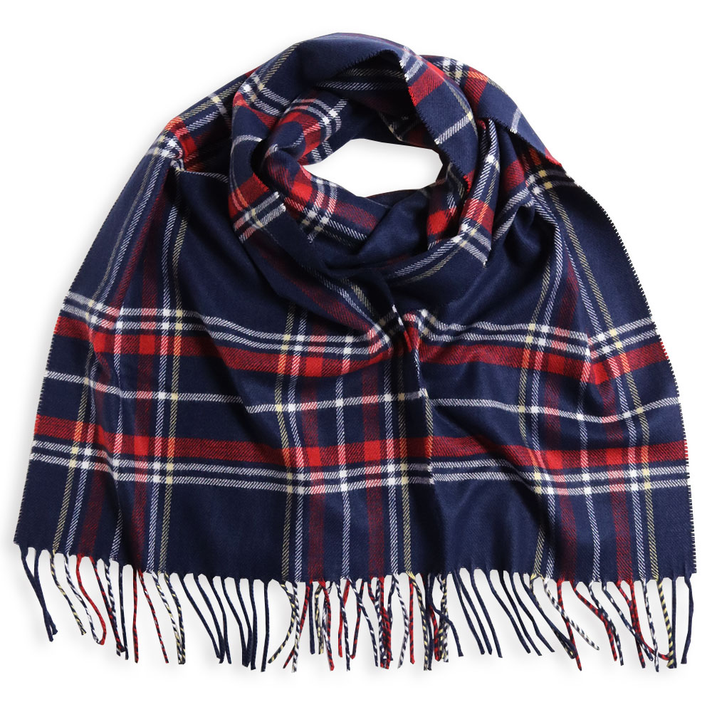 30%OFFセール】 カシミヤタッチ チェック マフラー チェック柄