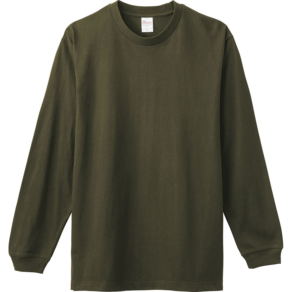 Printstar 5.6oz スタンダード無地 長袖Tシャツ メンズ