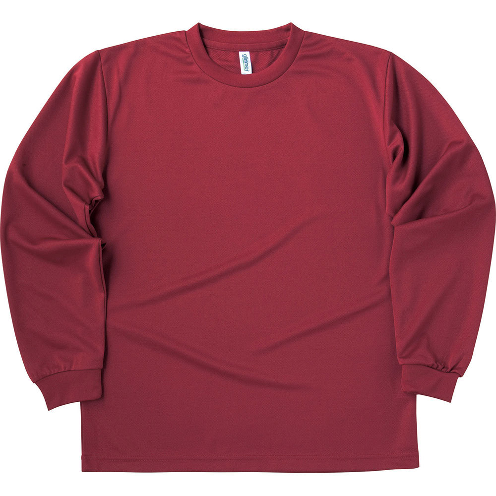 PEOPLESTYLE長袖速乾Tシャツスポーツレーシングメッシュ男女兼用 Champion メッシュ ポケット付き長袖Tシャツ（速乾・UVカット