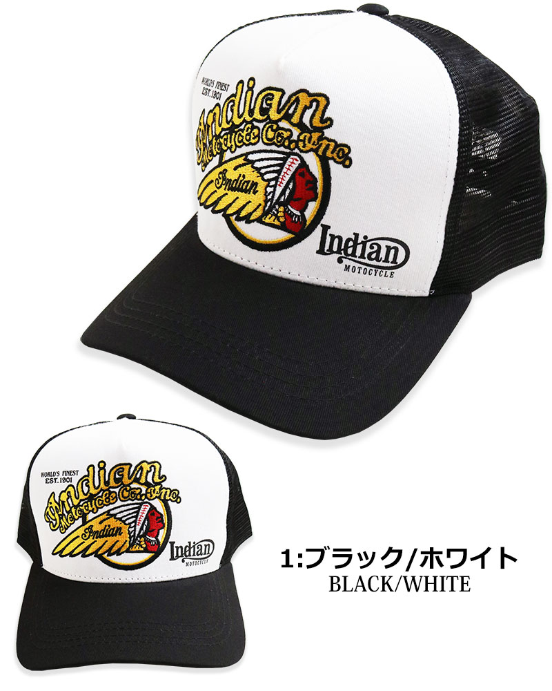INDIAN MOTOCYCLE（インディアンモトサイクル） メッシュキャップ BB