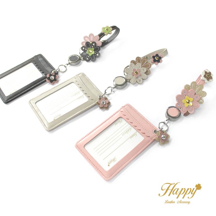Happy 名入れ スワロフスキー レイヤー フラワー 花 チャーム パス