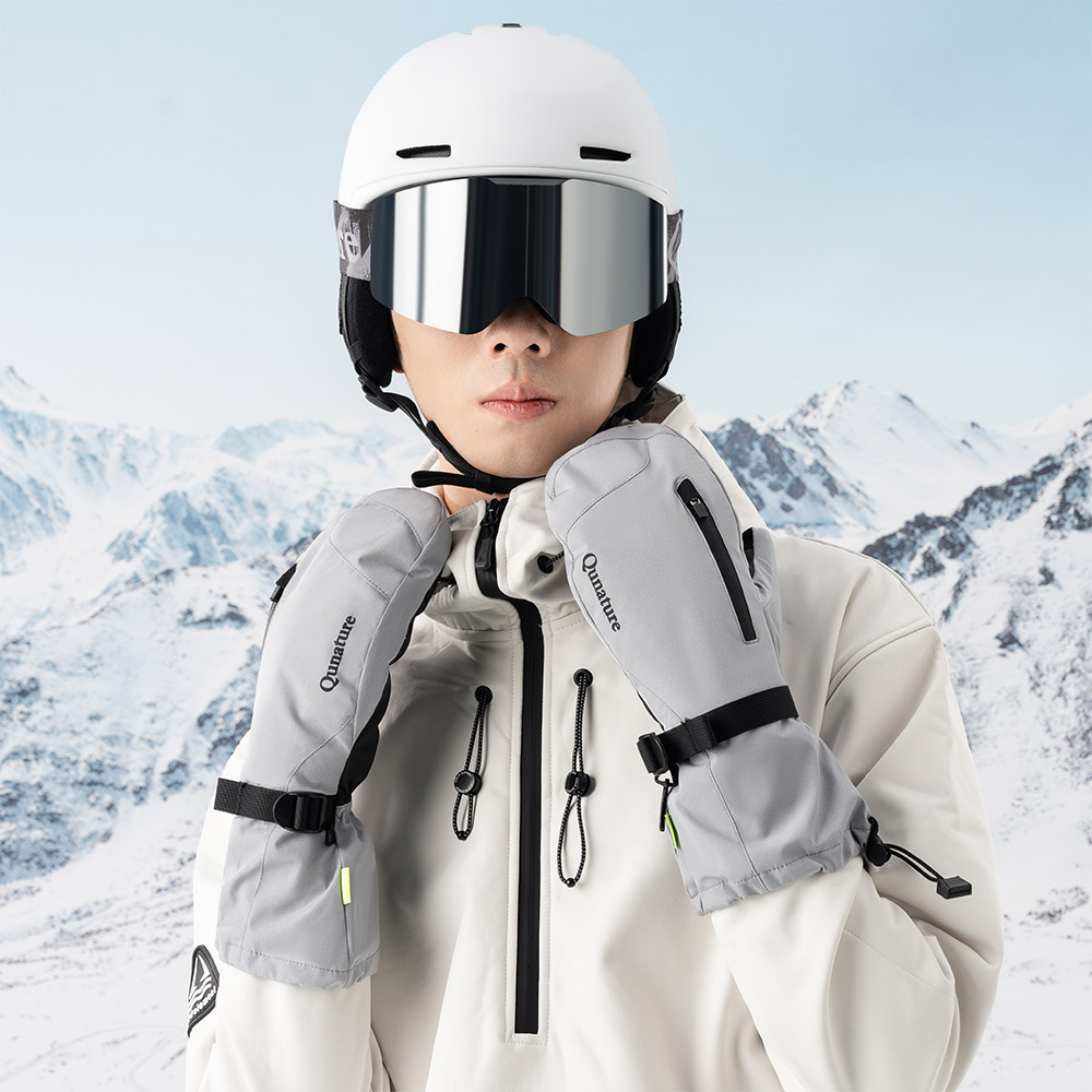 スノーグローブ スキー スノボ ミトン型 手袋 登山 ハイキング 冬 防寒