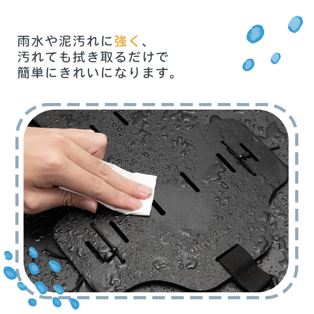 バッグホルダー 自転車 サドルバッグ 固定 揺れにくい ロードバイク MTB リア ワンタッチ 取付 ブラック Qunature 関連画像4