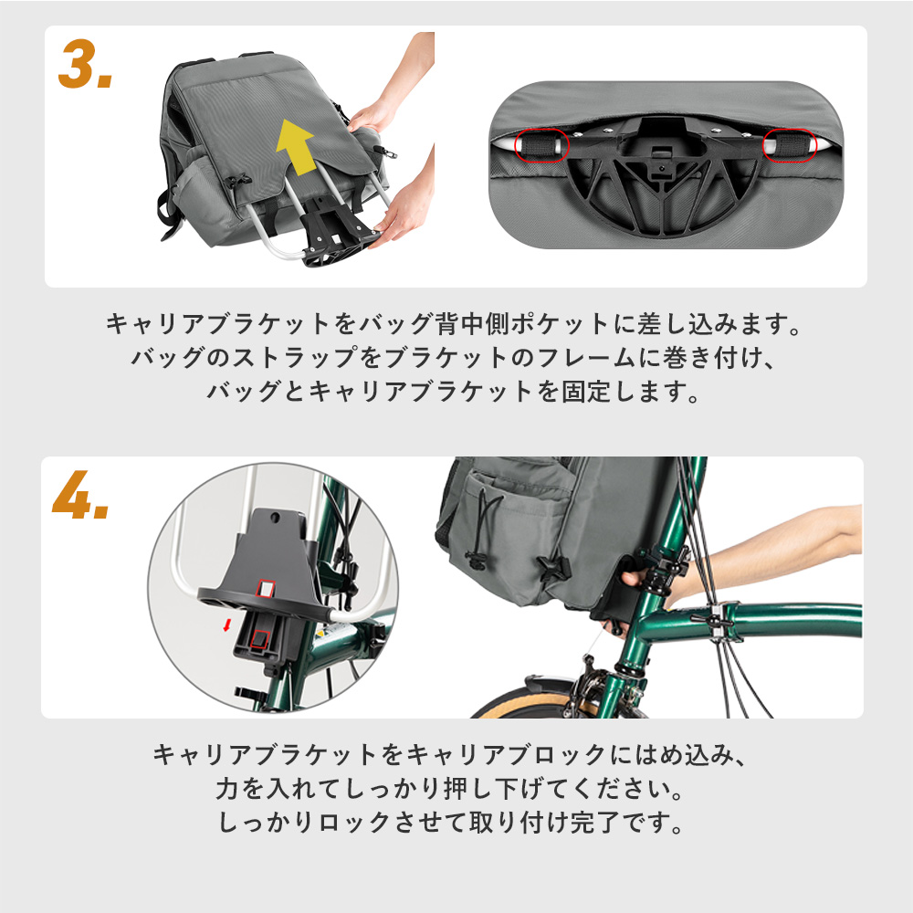 ペットリュック ペットキャリー 犬 猫 小動物 自転車に取り付けできる Qunature_17