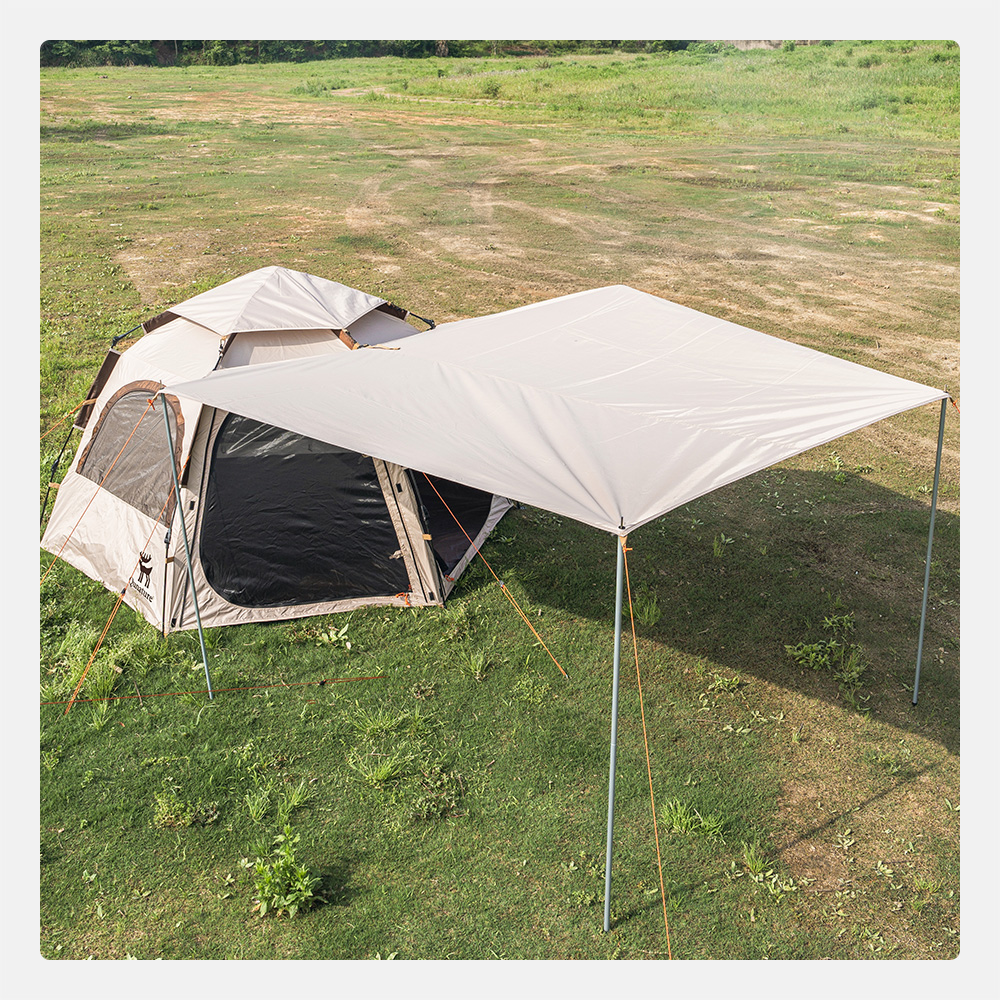 Qunature タープ キャノピーテント専用 追加用 タープポール付き 250cm