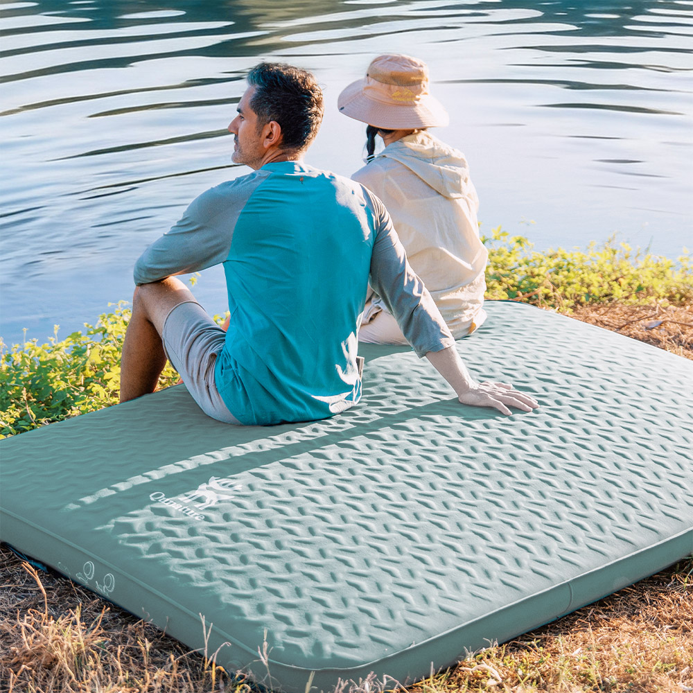 Qunature エアマット 2人用 ワイド エアーマット アウトドア キャンプ