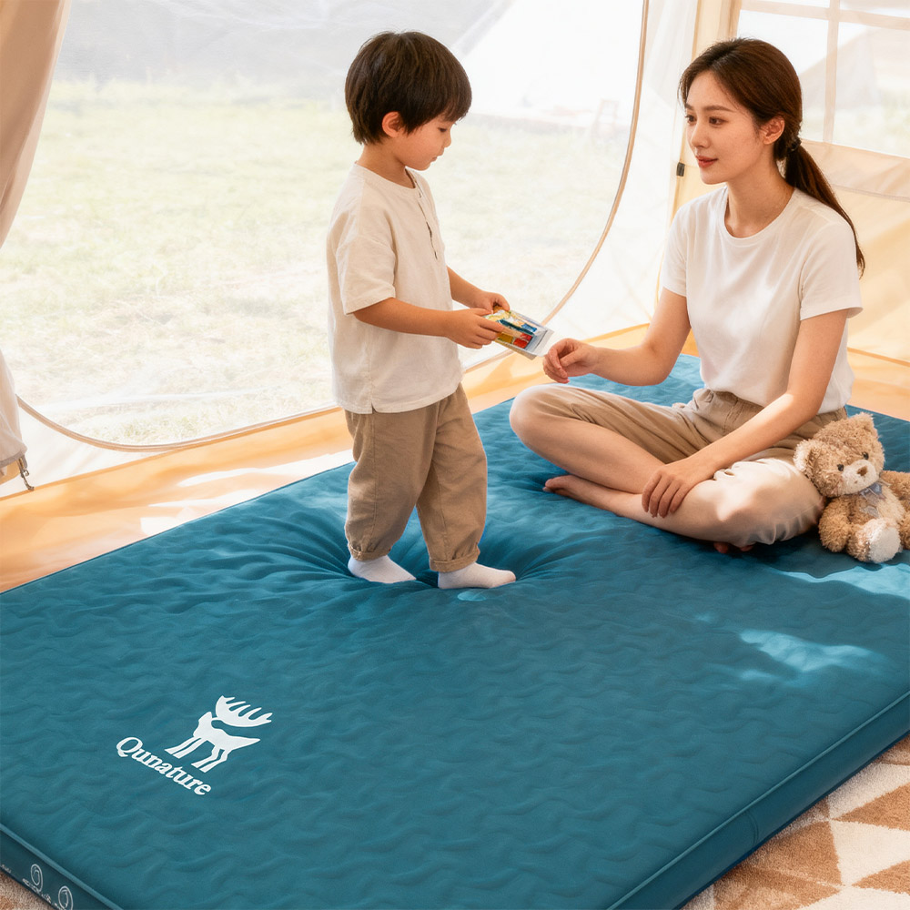 Qunature エアマット 2人用 ワイド エアーマット アウトドア キャンプ