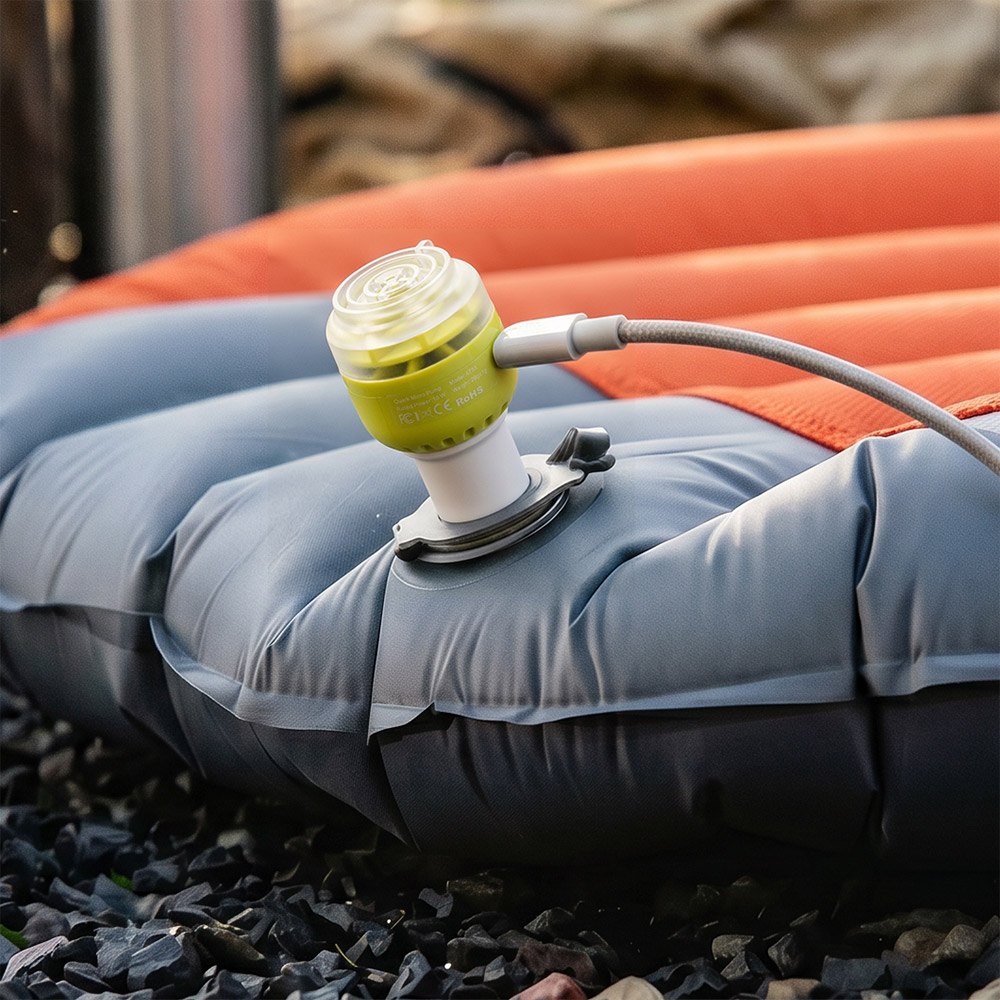 Qunature エアーポンプ エアポンプ 充電式 電動空気入れ 小型 軽量