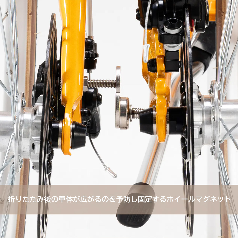 折りたたみ自転車 20インチ 8speed クロモリ VDS-20M 12kg ディスク 