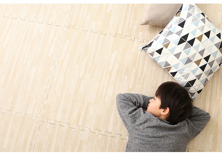 ジョイントマット 大判 厚手 床暖房対応 木目調 60cm プレイマット