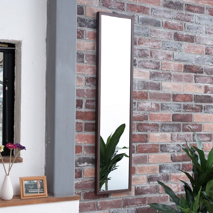 壁掛けミラー 鏡 壁掛け 軽量 木製 姿見 玄関 壁掛け鏡 軽い リビング