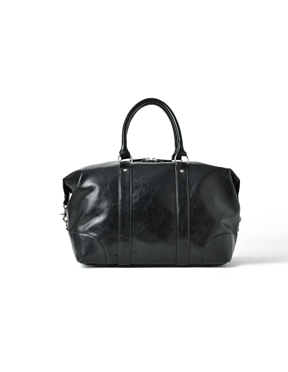 大きいサイズ 旅行用ボストンバッグ メンズ   PUレザー バイカラー カジュアル 茶色 紺 黒 春 夏 秋 冬 |  | 03