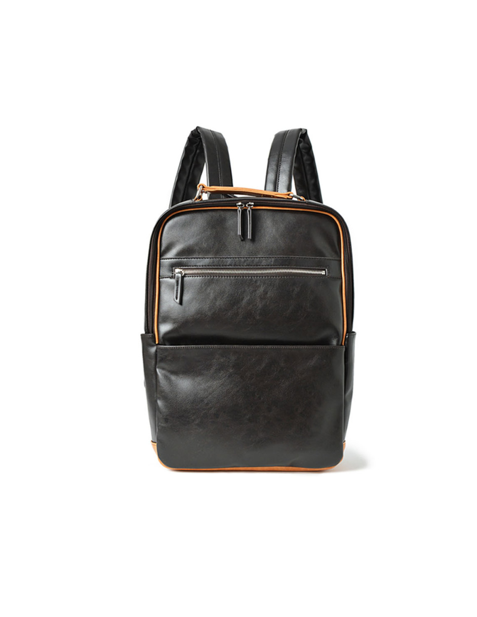 大きいサイズ リュックサック デイパック メンズ   PUレザー バイカラー カジュアル 茶色 紺 黒 春 夏 秋 冬 |  | 01