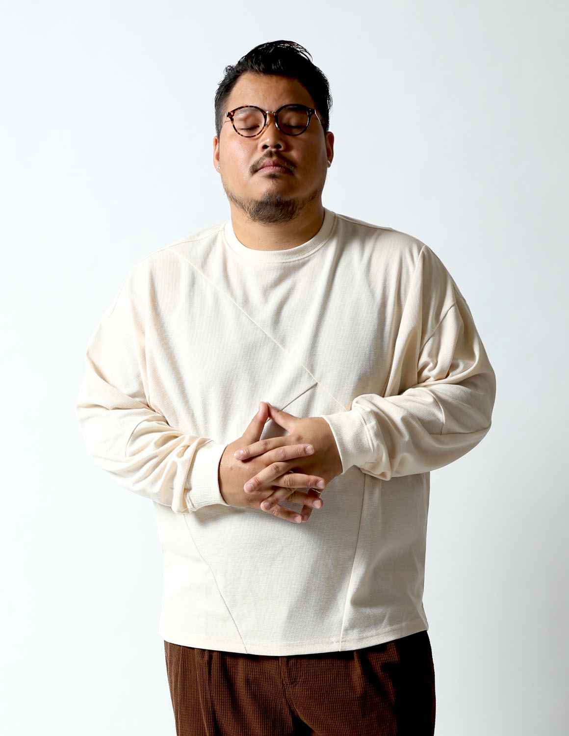 Beluca クレイジーナッツ 切替 スウェット 大きいサイズ メンズ 長袖 tシャツ ロンt ビッグサイズ シンプル 無地 カジュアル ゆったり おしゃれ ヘビーウェイト |  | 14