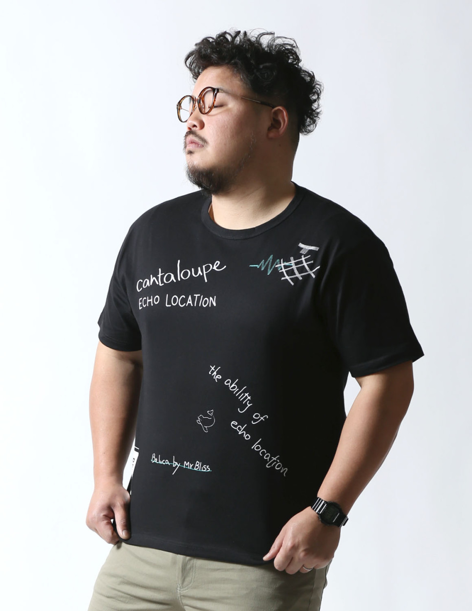 大きいサイズ 半袖Tシャツ カットソー メンズ Beluca(ベルーカ) エコー