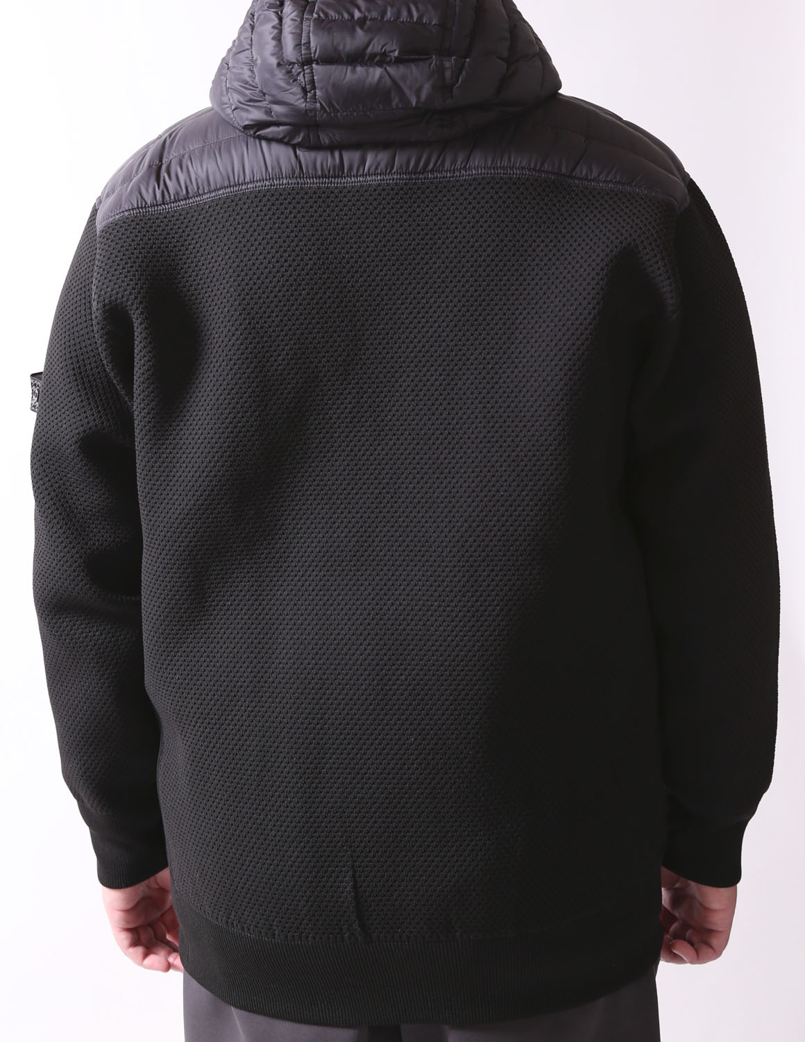 大きいサイズ ダウンコート メンズ  G-stage(ジーステージ) ニットコンビダウン ブルゾン ジャケット 2L 3L 4L カジュアル 黒 春 秋 冬 | g-stage | 14