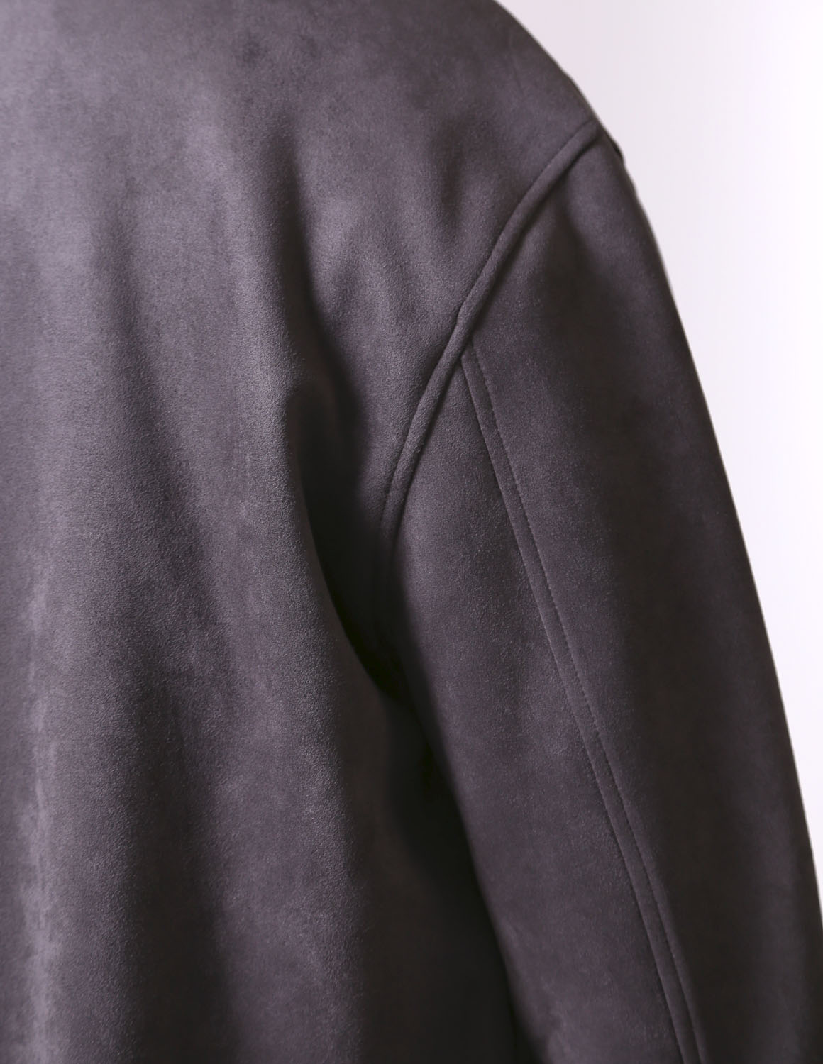 大きいサイズ ジャージ メンズ  G-stage(ジーステージ) ヌバック調 ジップアップ リブ ブルゾン アウター 2L 3L 4L カジュアル 肌色 灰色 春 秋 冬 | g-stage | 19