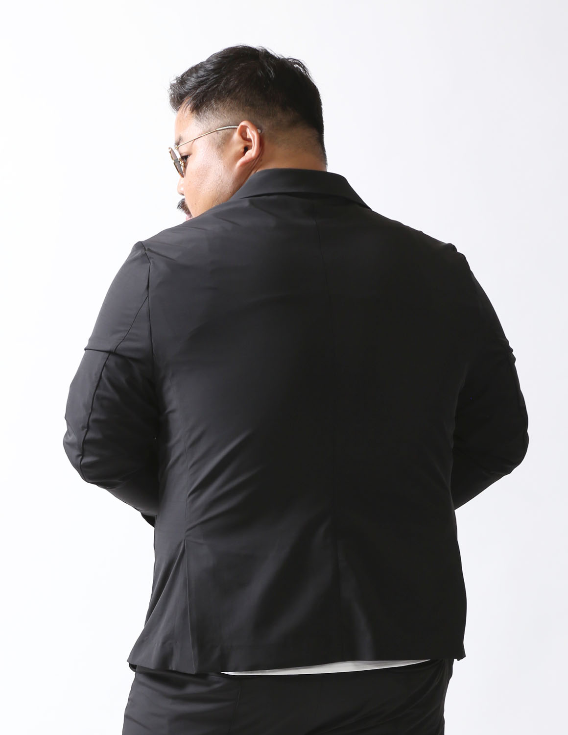 大きいサイズ カジュアルスーツ メンズ  ARMYRICH(アーミーリッチ) ストレッチ ナイロン ダブルジャケット セットアップ テーラードスーツ フォーマル |  | 09