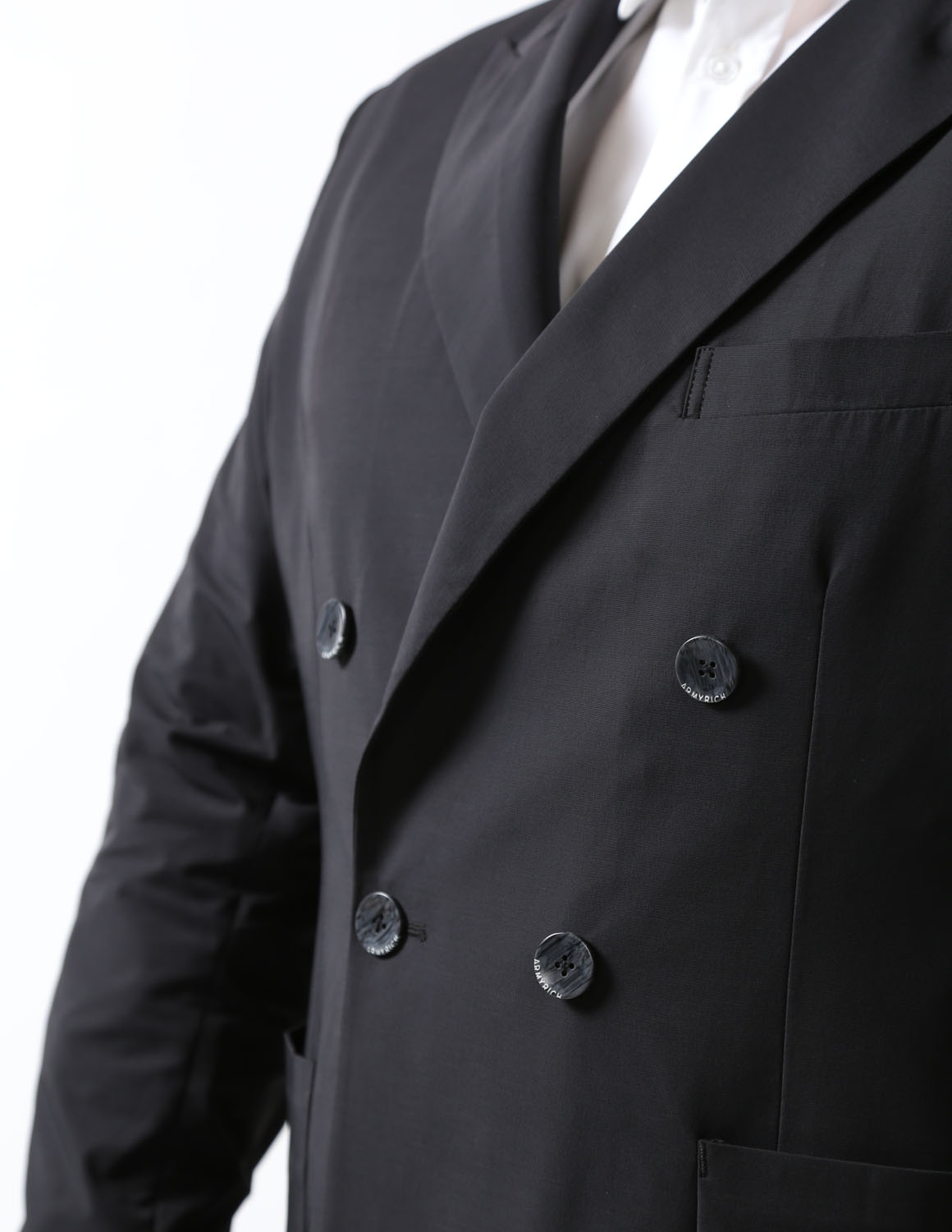 大きいサイズ カジュアルスーツ メンズ  ARMYRICH(アーミーリッチ) ストレッチ ナイロン ダブルジャケット セットアップ テーラードスーツ フォーマル |  | 11