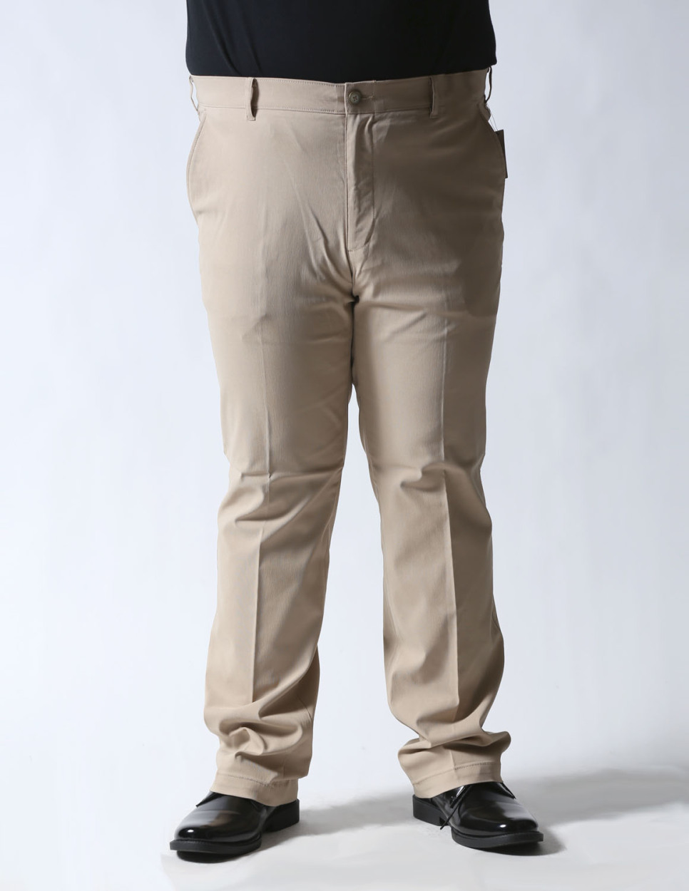 大きいサイズ スラックス メンズ ノータックパンツ 接触冷感