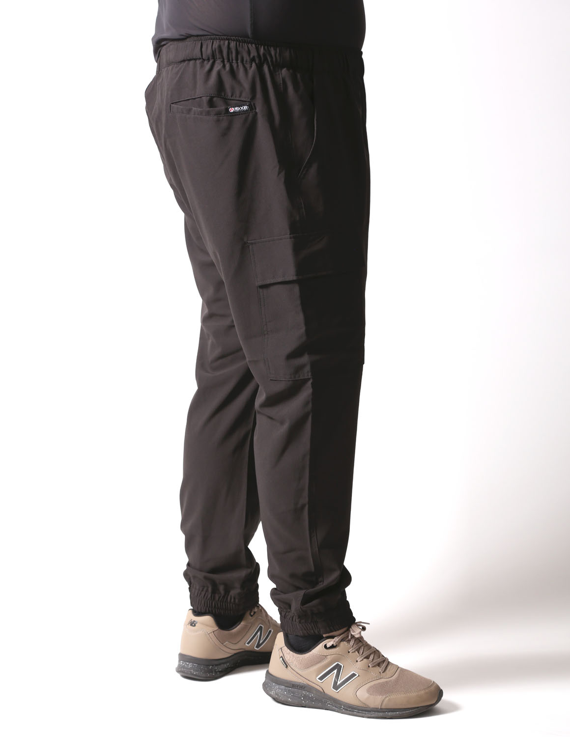 大きいサイズ メンズ カーゴパンツ ジョガー アウトドア プロダクツ 2ウェイストレッチ ドライ 紫外線カット ポリリップ 2L 3L 4L カジュアル 緑 黒 春 夏 秋 冬 | OUTDOOR PRODUCTS | 04