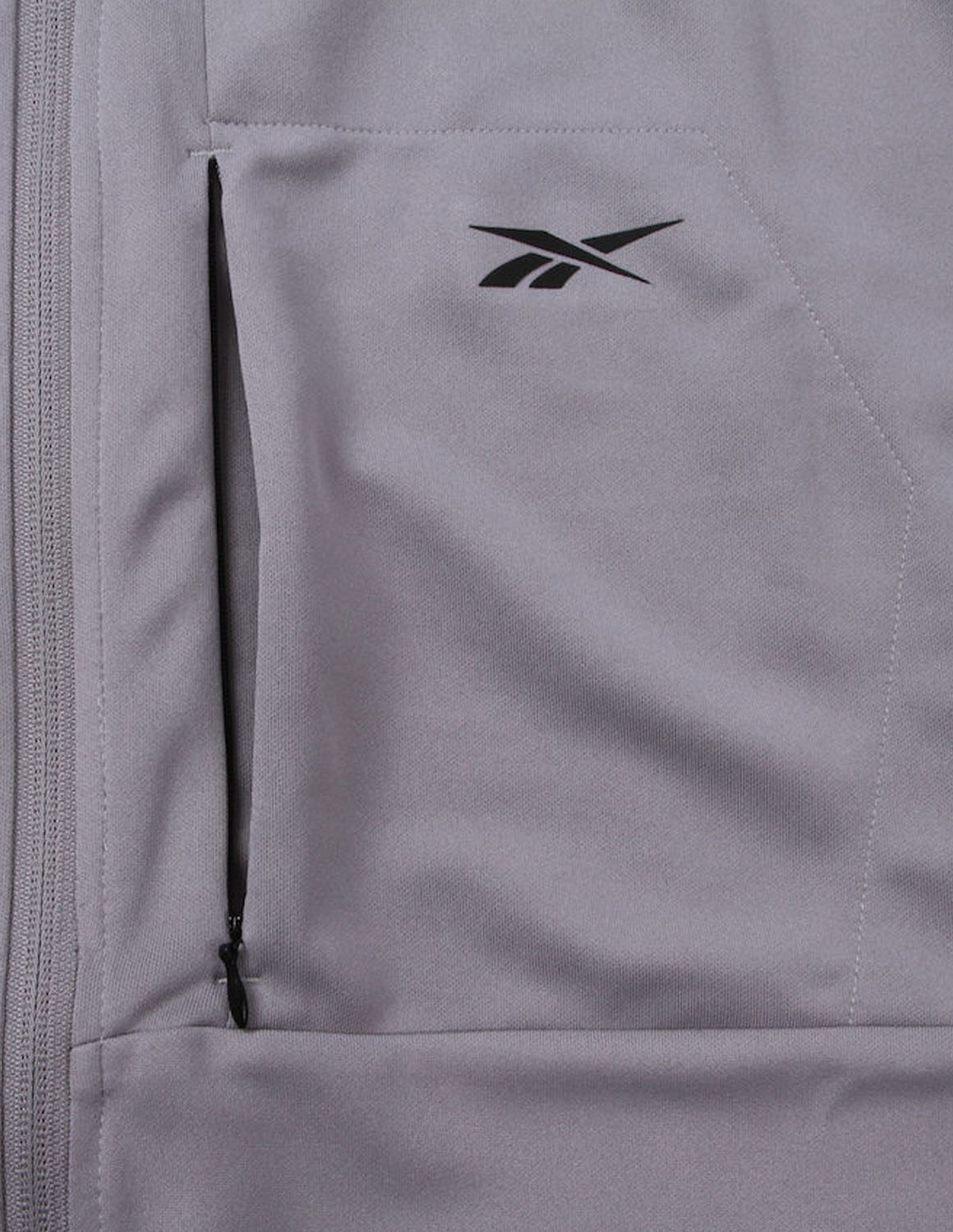 大きいサイズ ジャージ トップス メンズ フルジップ Reebok(リーボック) ストレッチ 切替 バックプリント 3L 4L 5L 6L 8L スポーツ カジュアル 灰色 黒 春 秋 冬 | Reebok | 06