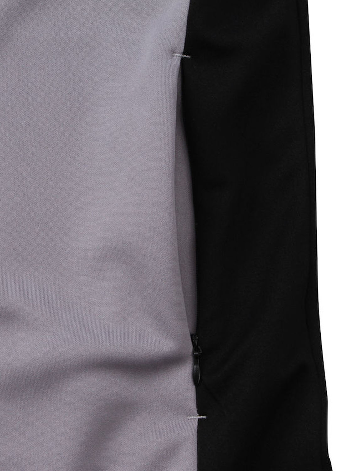 大きいサイズ ジャージ トップス メンズ フルジップ Reebok(リーボック) ストレッチ 切替 バックプリント 3L 4L 5L 6L 8L スポーツ カジュアル 灰色 黒 春 秋 冬 | Reebok | 07