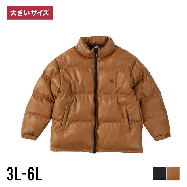 大きいサイズ 中綿 ジャケット メンズ  DCSHOES(ディーシーシューズ) 24FL PADDED スタンドカラー ダブルファスナー 3L 4L 5L 6L カジュアル 茶色 黒 春 秋 冬 | DC SHOES