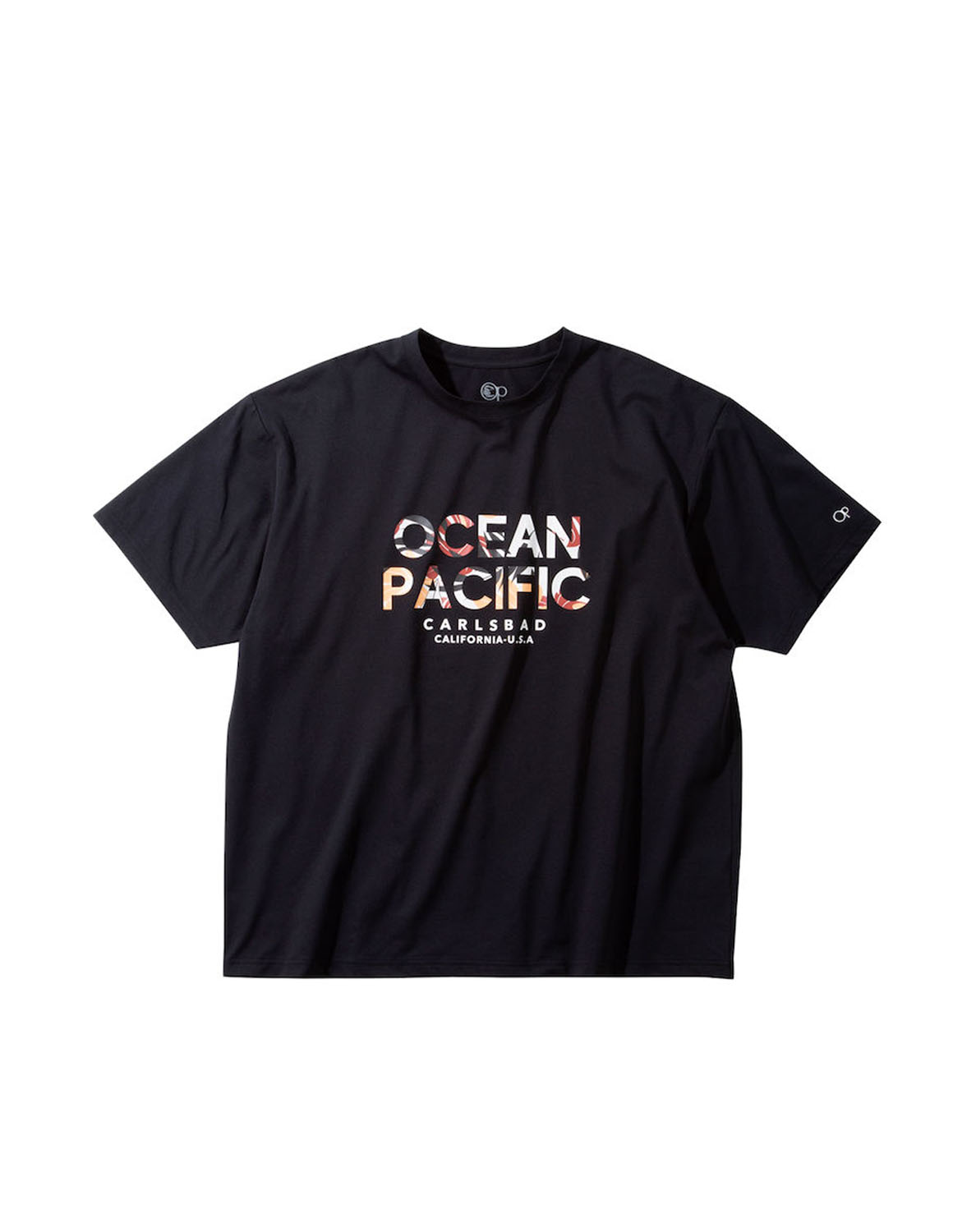 大きいサイズ 半袖Tシャツ カットソー メンズ  オーシャンパシフィック UVカット 吸汗速乾 水陸両用 ストレッチ 3L 4L 5L 6L 8L カジュアル 白 黒 春 夏 秋 | Ocean Pacific | 02