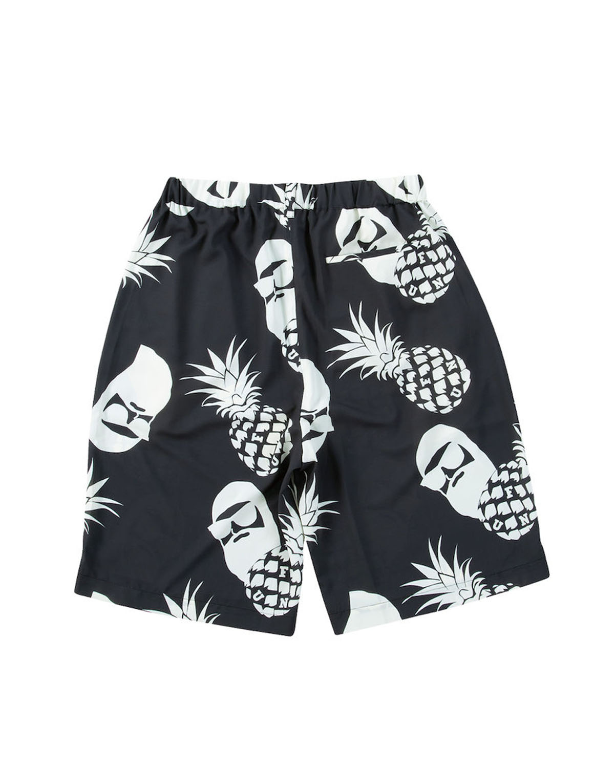 大きいサイズ ハーフパンツ メンズ  ファン フォー モデムデザイン PINEAPPLE OJI 総柄 サイド・バックポケット 3L 4L 5L 6L 8L  カジュアル 緑 黒 春 夏 秋 |  | 06