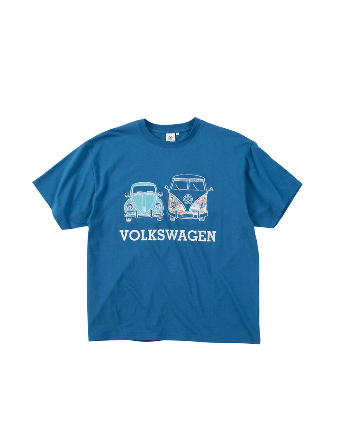 大きいサイズ 半袖Tシャツ カットソー メンズ VOLKSWAGEN(フォルクスワーゲン) プリント 3L 4L 5L 6L 8L 桃 青 春 夏 | フォルクスワーゲン | 02