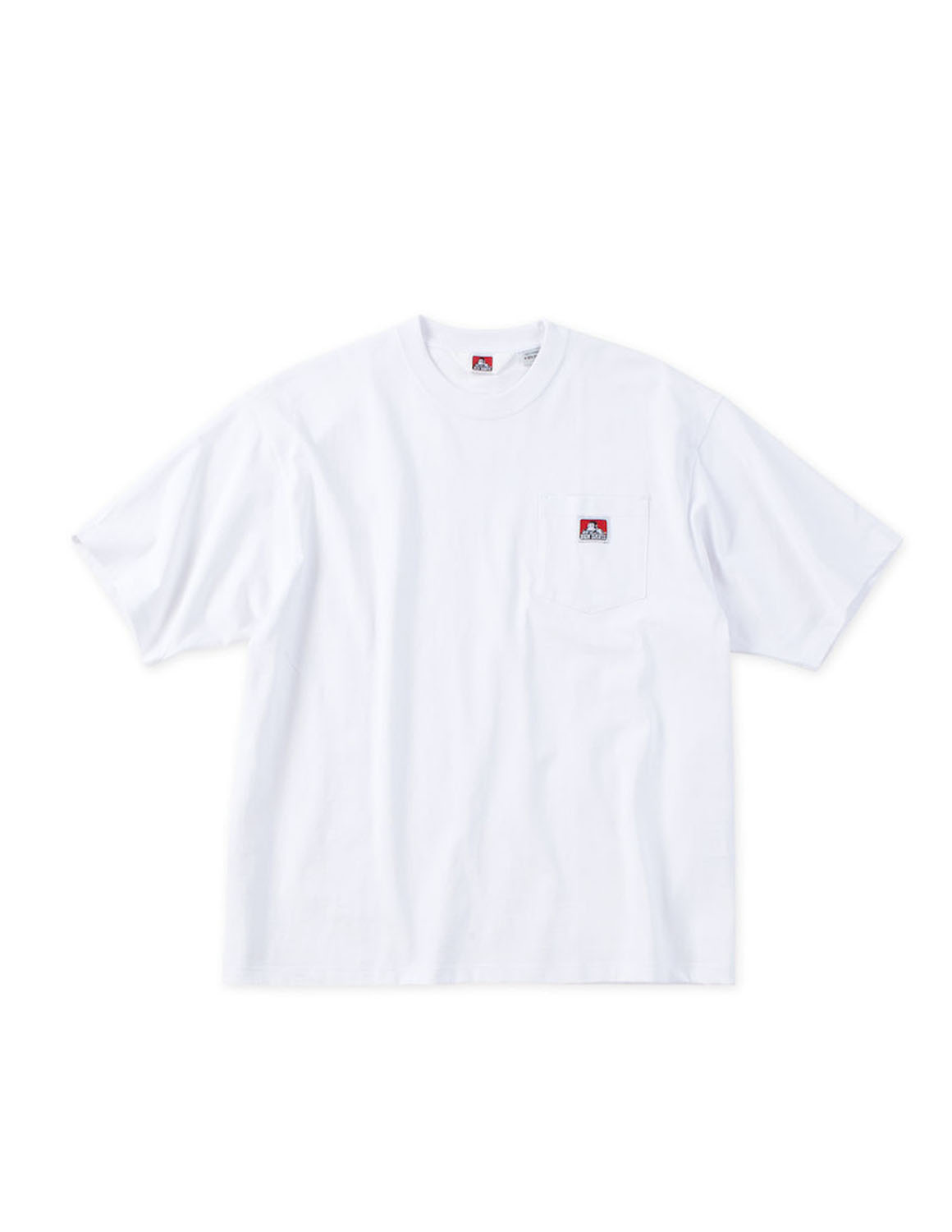 大きいサイズ 半袖Tシャツ カットソー メンズ  BEN DAVIS(ベン デイビス) BEN'Sポケット付 3L 4L 5L 6L カジュアル 白 肌色 緑 紺 黒 春 夏 秋 | BEN DAVIS | 01