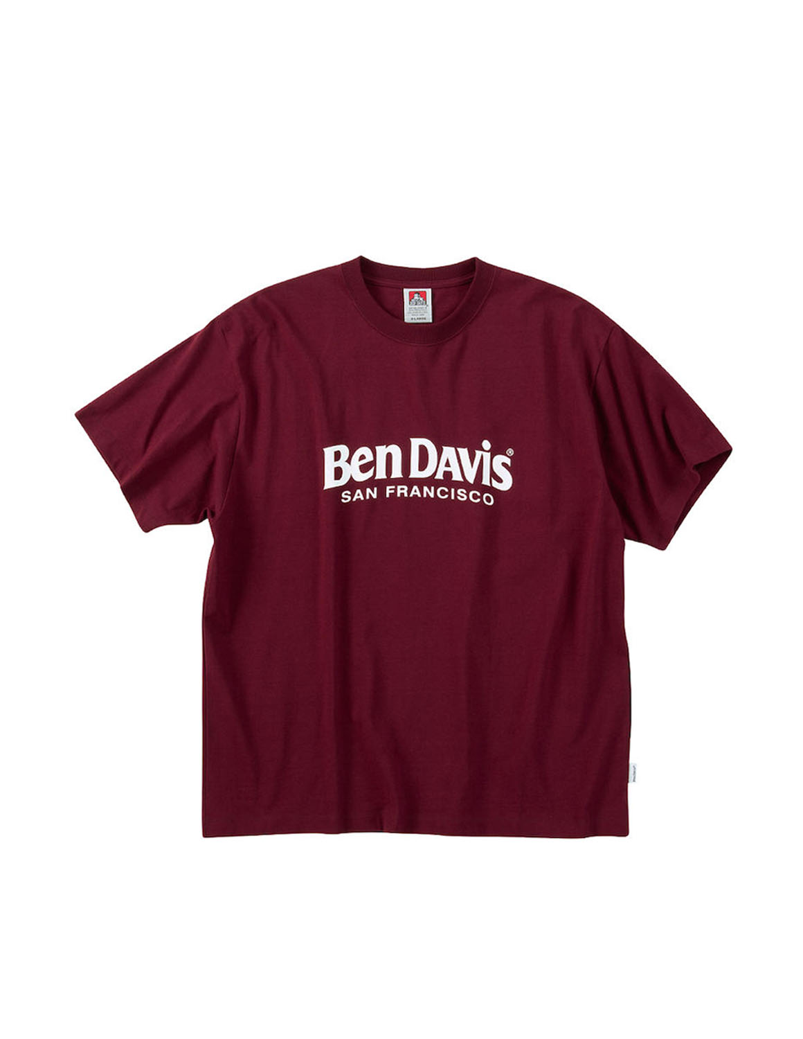 大きいサイズ 半袖Tシャツ カットソー メンズ  BEN DAVIS(ベン デイビス) 80sデザイン バックプリント 3L 4L 5L 6L カジュアル 赤 黒 春 夏 秋 | BEN DAVIS | 01