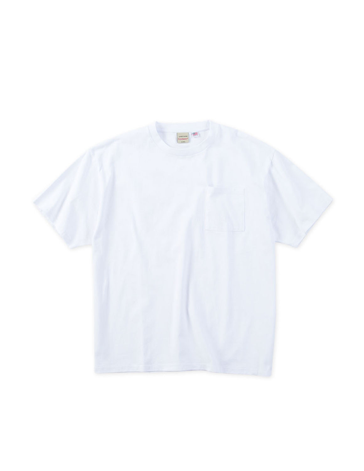 大きいサイズ 半袖Tシャツ カットソー メンズ  Goodwear(グッドウェア) USAコットン ポケット付 3L 4L 5L 6L 7L 8L カジュアル 白 灰色 緑 黒 春 夏 秋 | Goodwear | 01
