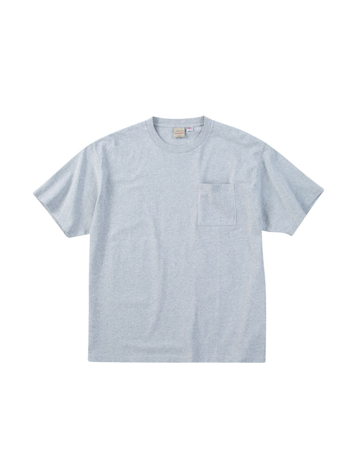 大きいサイズ 半袖Tシャツ カットソー メンズ  Goodwear(グッドウェア) USAコットン ポケット付 3L 4L 5L 6L 7L 8L カジュアル 白 灰色 緑 黒 春 夏 秋 | Goodwear | 02
