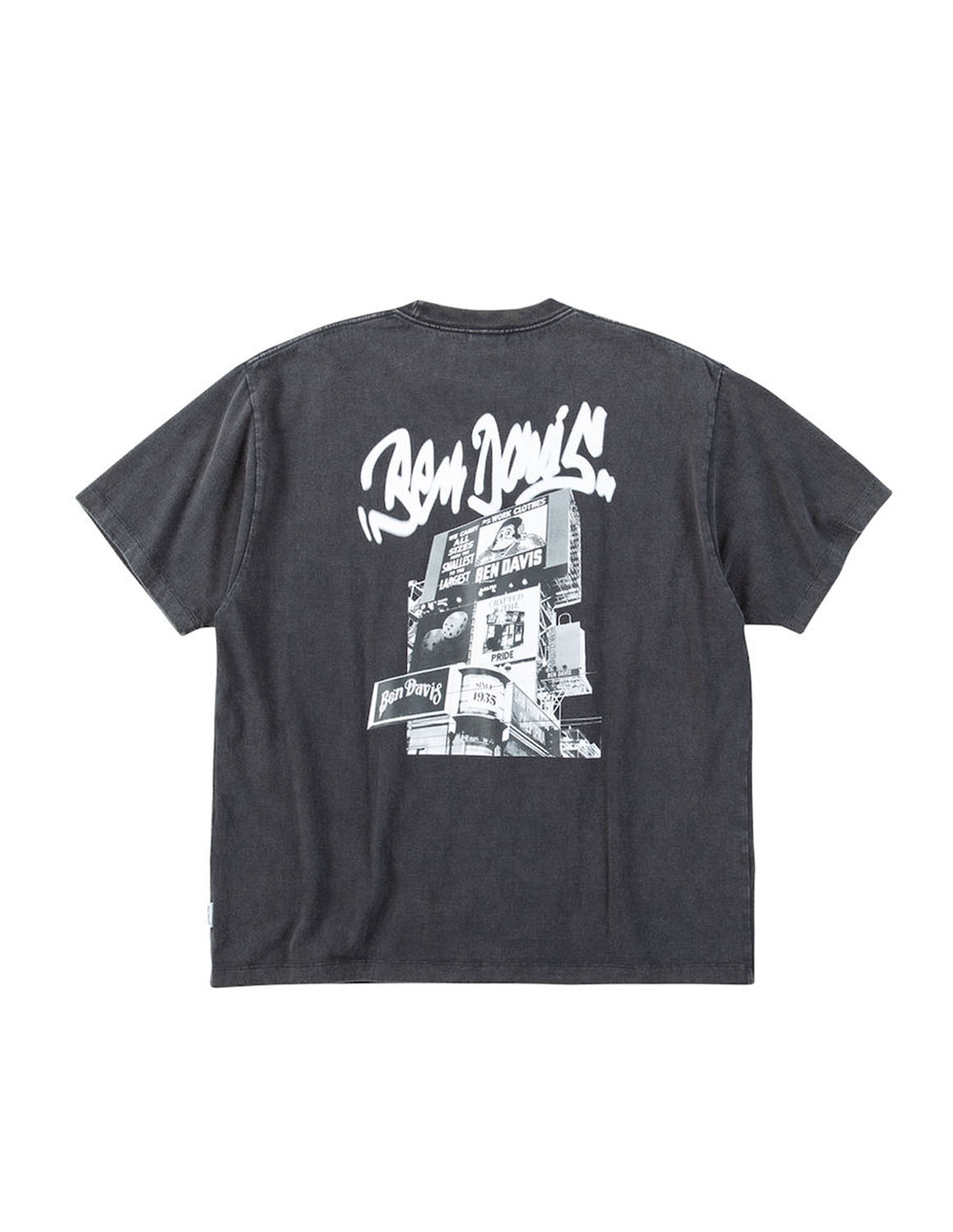 大きいサイズ 半袖Tシャツ カットソー メンズ  BEN DAVIS(ベン デイビス) ビルボードヴィンテージ パウダーブリーチ加工 バックプリント 3L 4L 5L 6L カジュアル | BEN DAVIS | 02