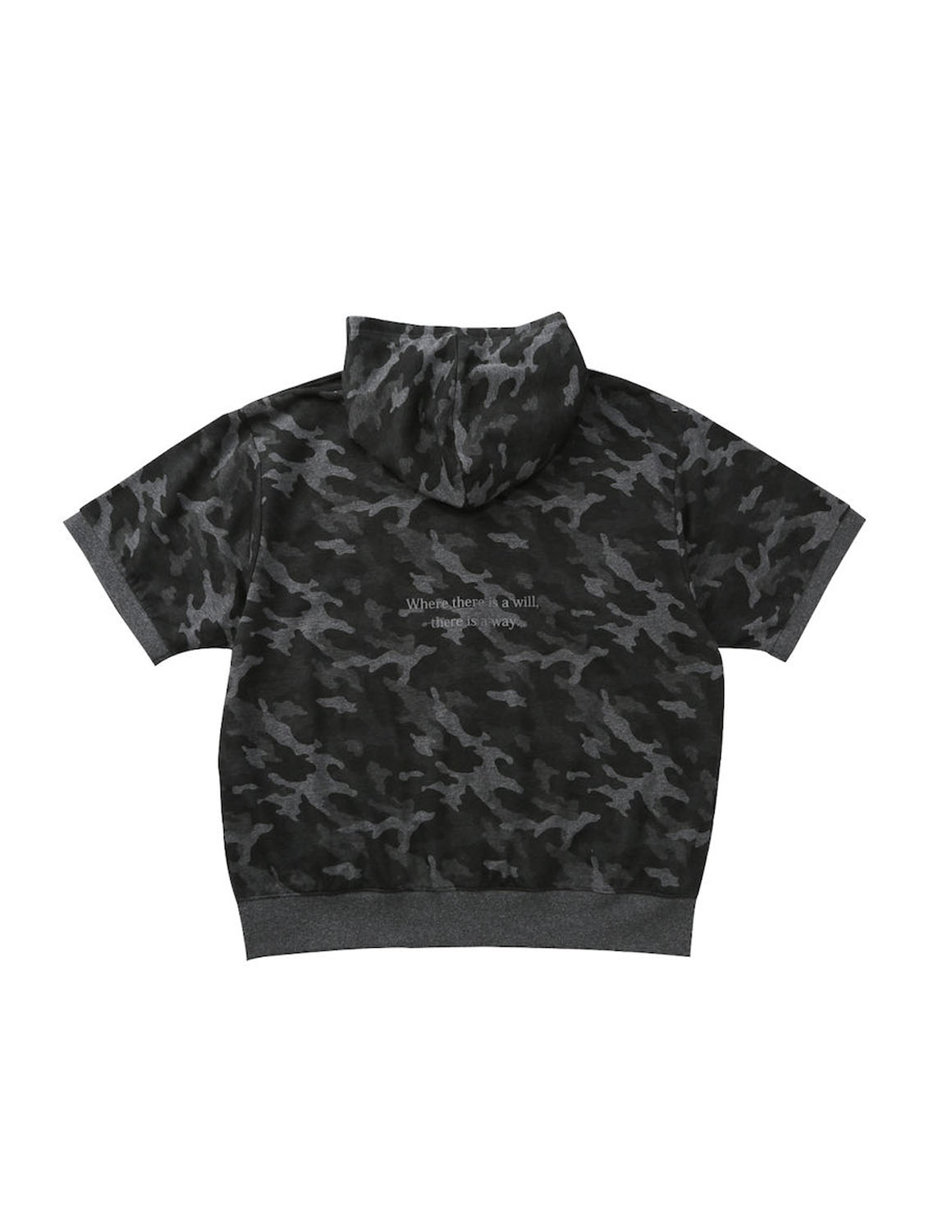 大きいサイズ OUTDOOR PRODUCTS(アウトドア プロダクツ) メンズ 半袖 迷彩 パーカー フルジップ フード リブ ワッペン プリント 裏毛 3L 4L 5L 6L 7L 8L | OUTDOOR PRODUCTS | 09