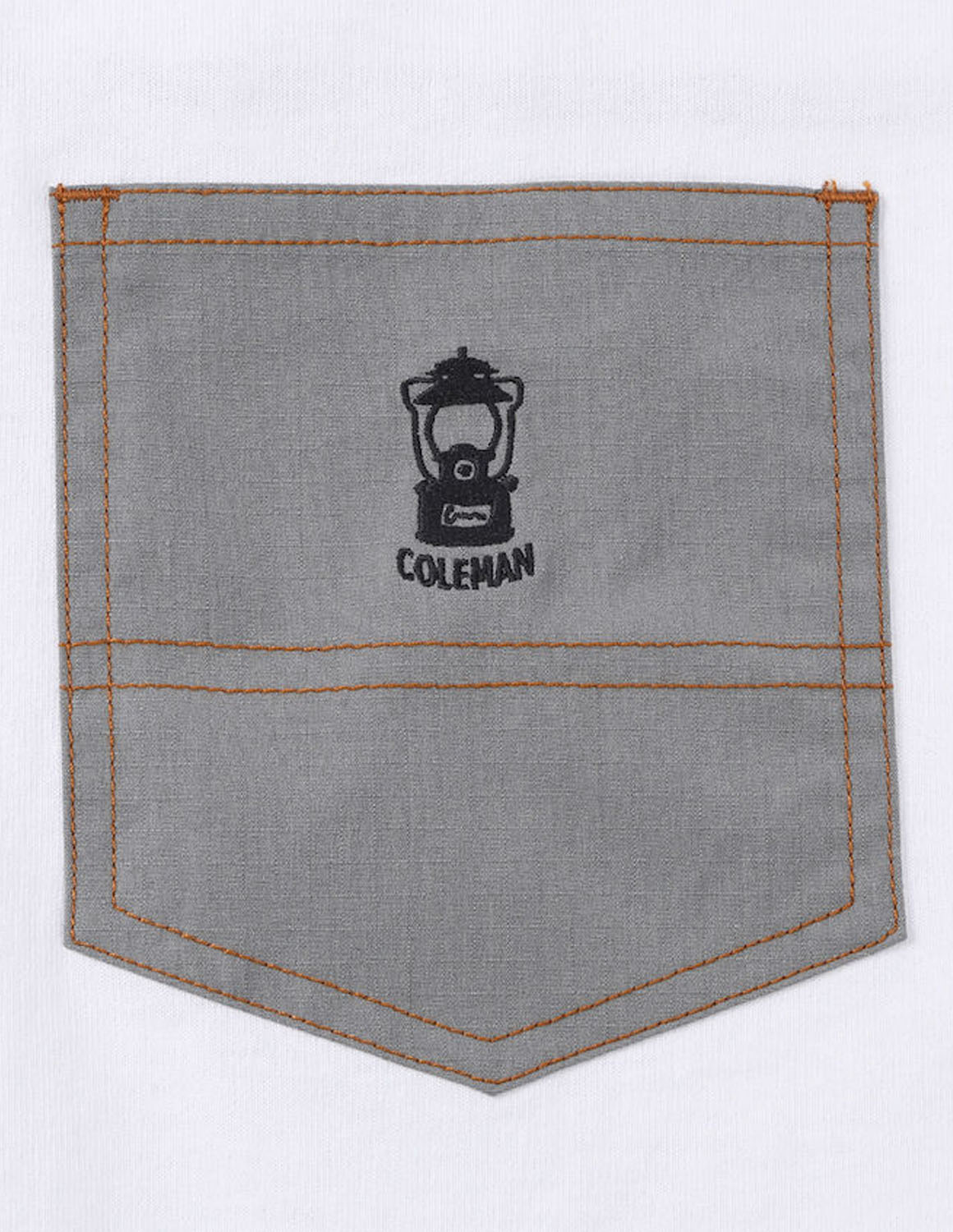 大きいサイズ 半袖Tシャツ カットソー メンズ  Coleman(コールマン) USAコットン 胸ポケット バックポケット 刺繍 3L 4L 5L 6L 8L カジュアル 白 灰色 春 夏 秋 | Coleman | 05
