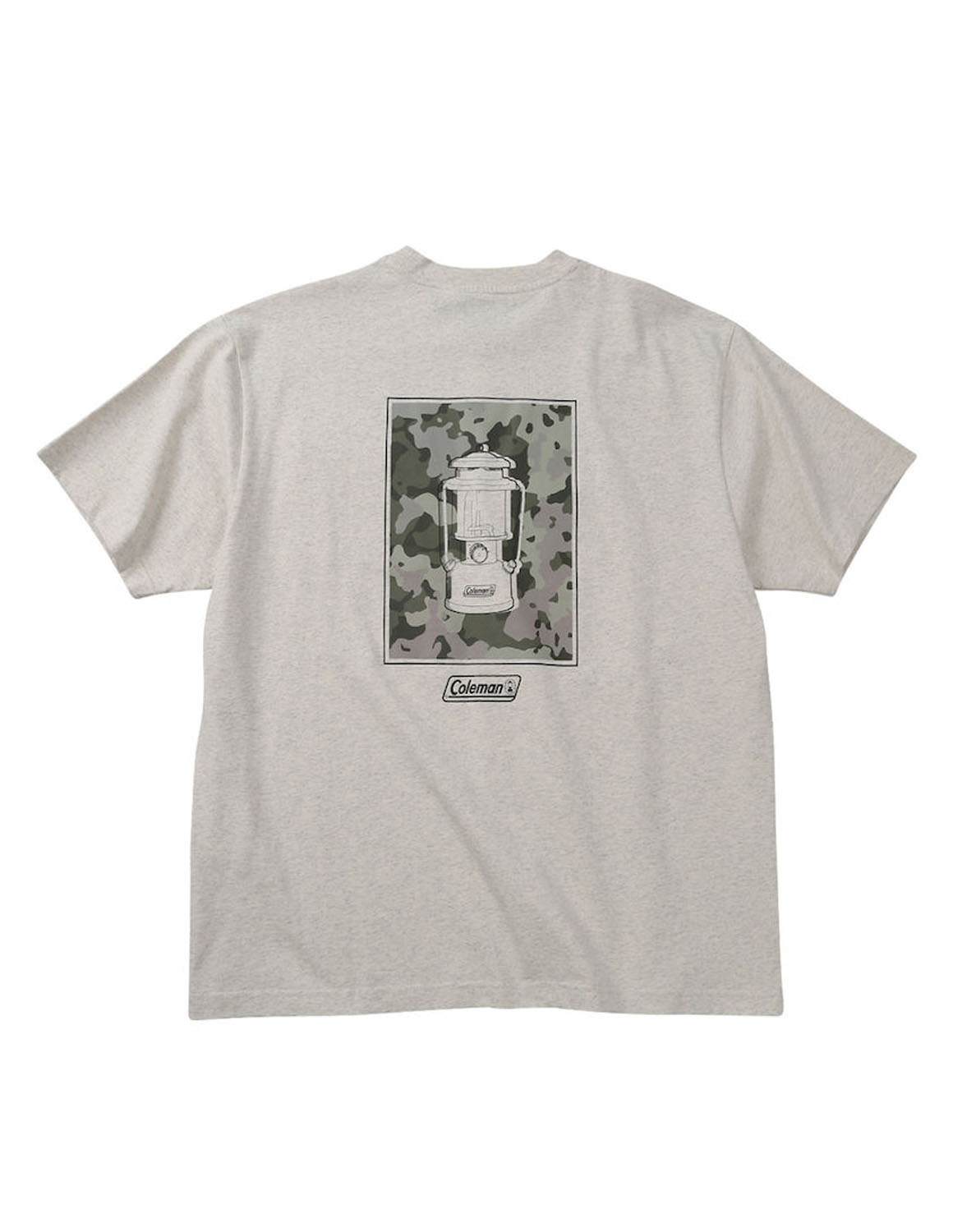 大きいサイズ 半袖Tシャツ カットソー メンズ  Coleman(コールマン) USAコットン 胸ポケット ランタンバックプリント 3L 4L 5L 6L 8L カジュアル 茶色 灰色 | Coleman | 03