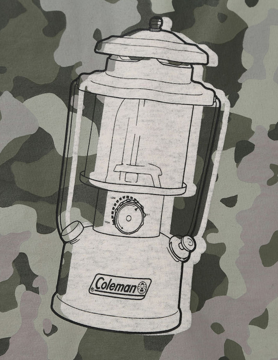 大きいサイズ 半袖Tシャツ カットソー メンズ  Coleman(コールマン) USAコットン 胸ポケット ランタンバックプリント 3L 4L 5L 6L 8L カジュアル 茶色 灰色 | Coleman | 05