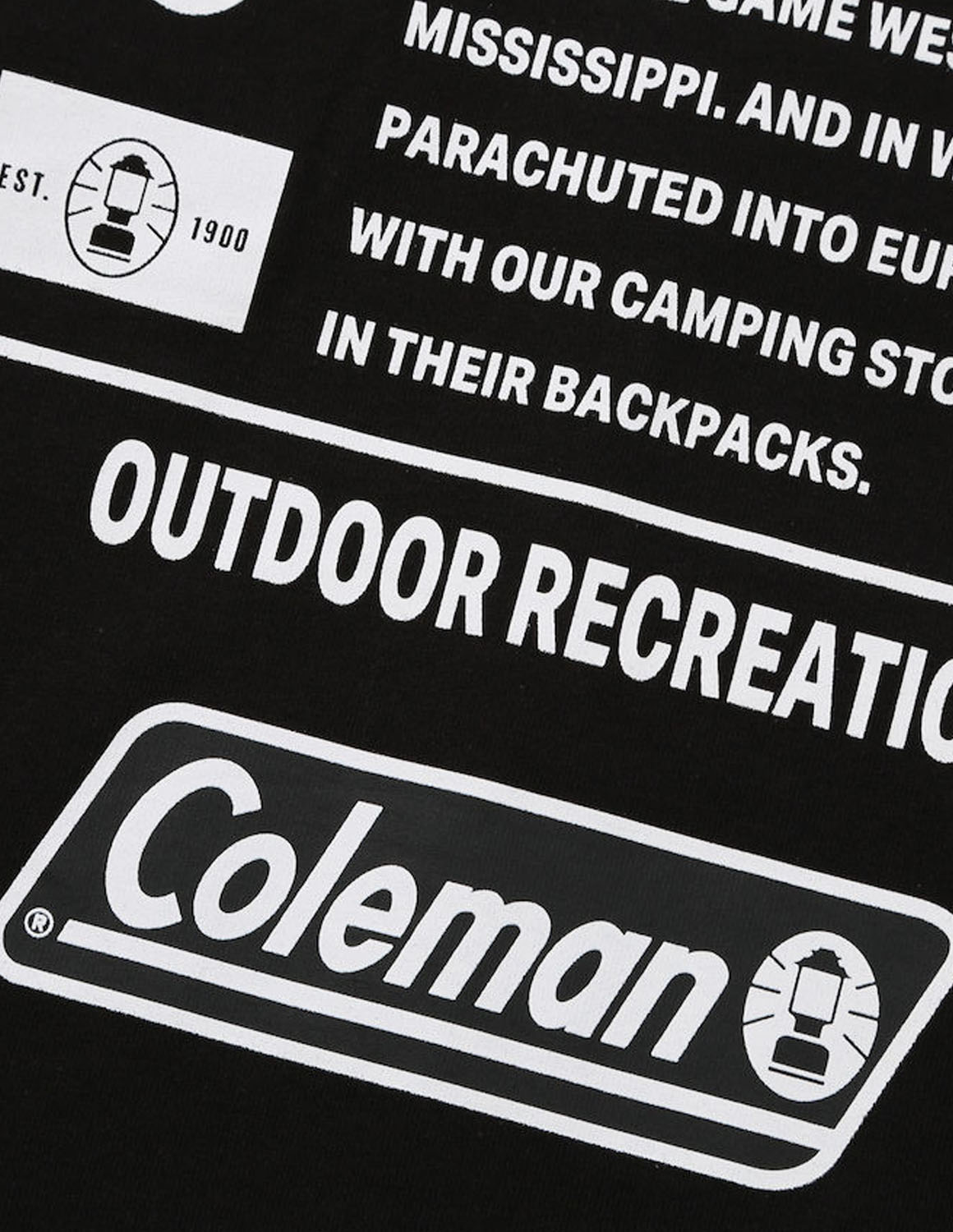 大きいサイズ 半袖Tシャツ カットソー メンズ  Coleman(コールマン) USAコットン 胸ポケット ヒストリーバックプリント 3L 4L 5L 6L 8L カジュアル 白 茶色 黒 | Coleman | 08