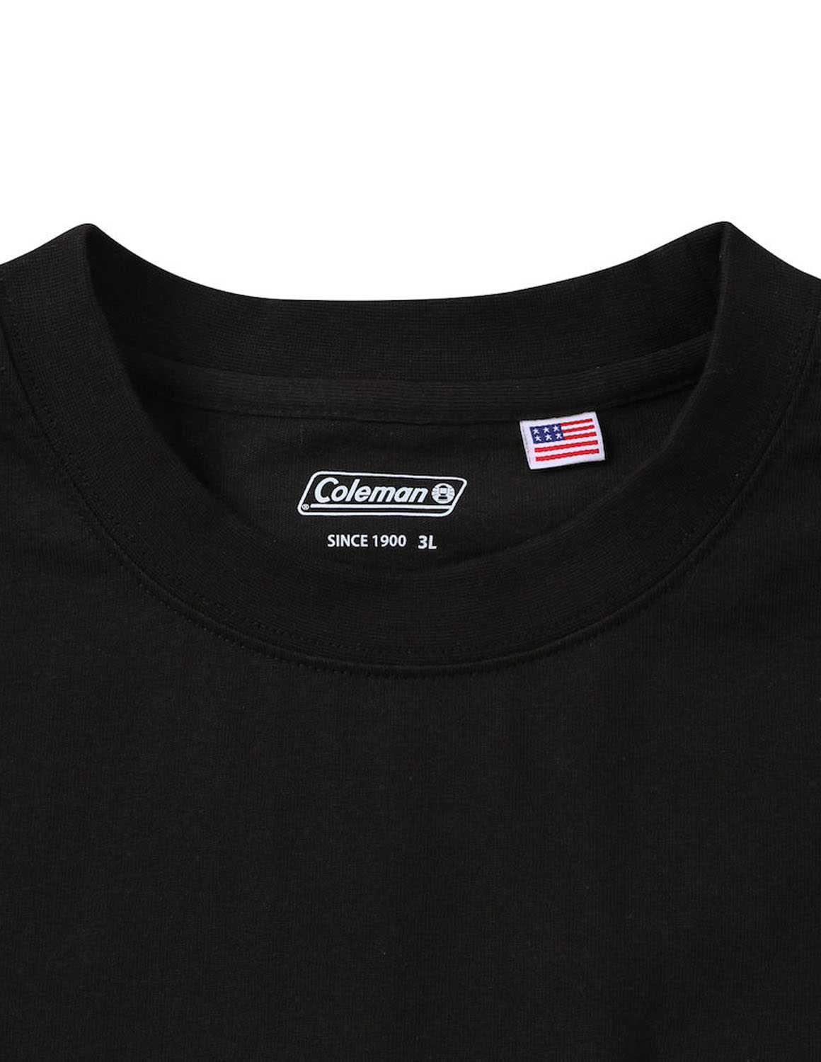 大きいサイズ 半袖Tシャツ カットソー メンズ  Coleman(コールマン) USAコットン 胸ポケット ヒストリーバックプリント 3L 4L 5L 6L 8L カジュアル 白 茶色 黒 | Coleman | 09