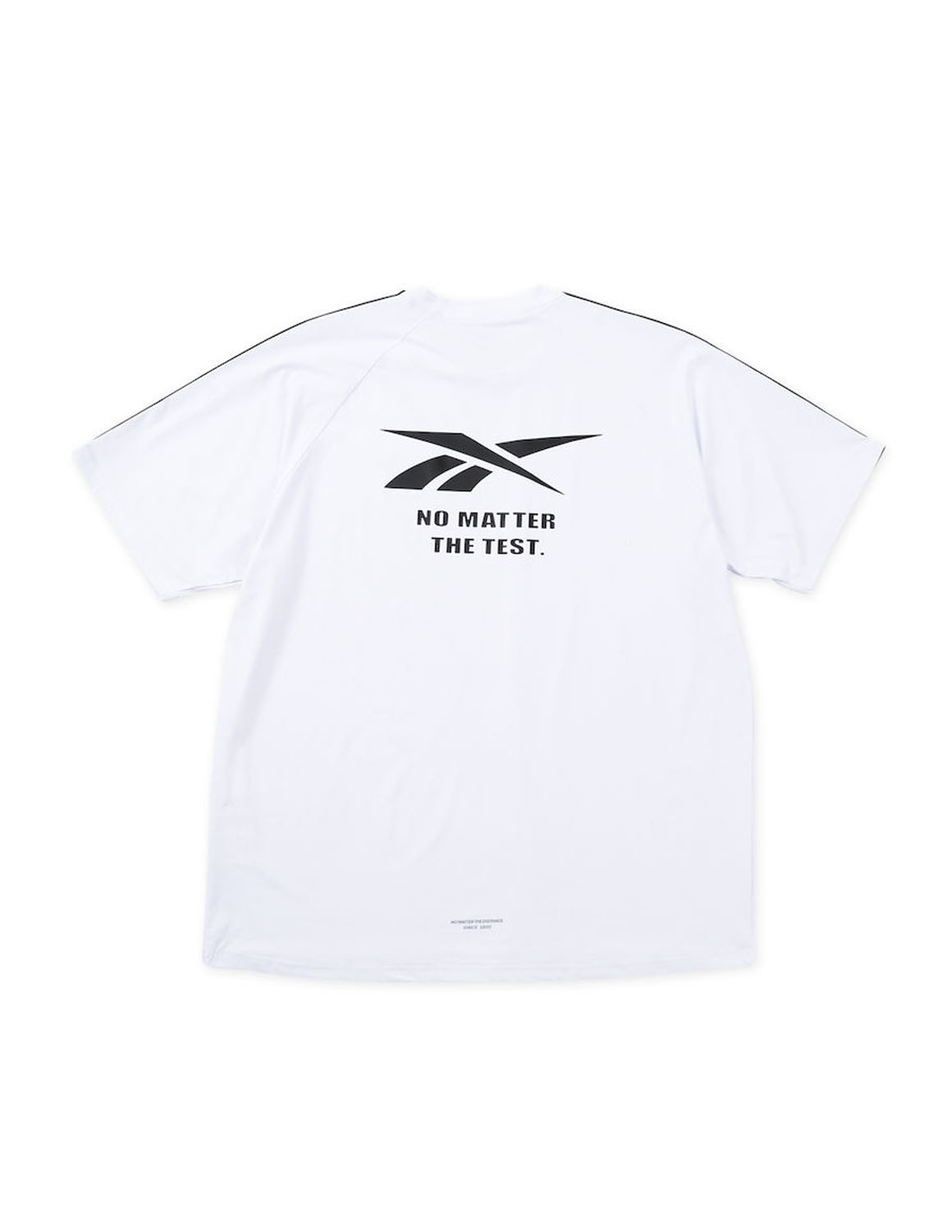 大きいサイズ 半袖Tシャツ メンズ 袖ラインテープ  Reebok(リーボック) 吸水速乾 接触冷感 UVカット ストレッチ デオドラントテープ メッシュ バックプリント | Reebok | 07