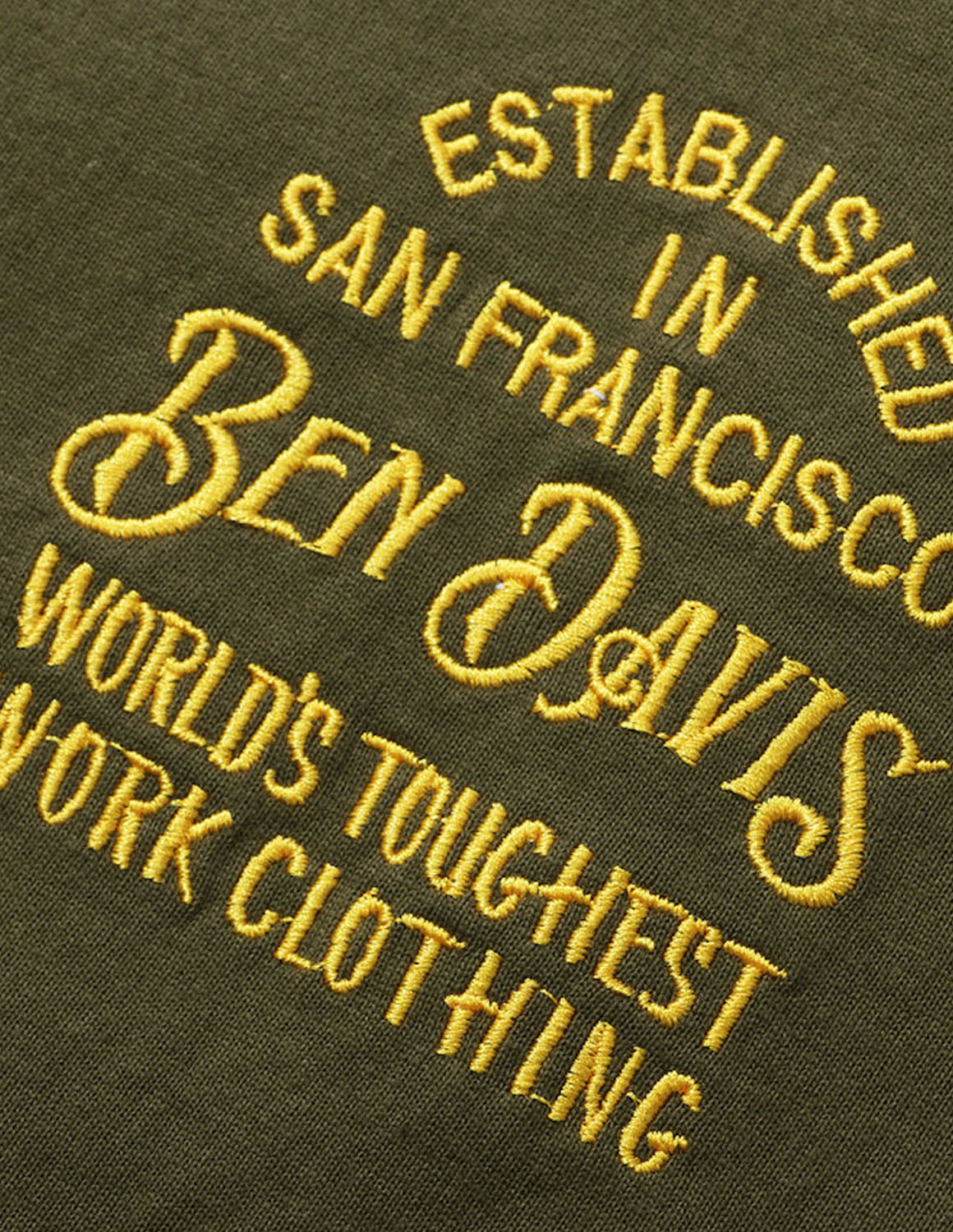 大きいサイズ 半袖Tシャツ カットソー メンズ  BEN DAVIS(ベン デイビス) スーベニア 刺繍 3L 4L 5L 6L カジュアル 緑 黒 春 夏 秋 | BEN DAVIS | 06