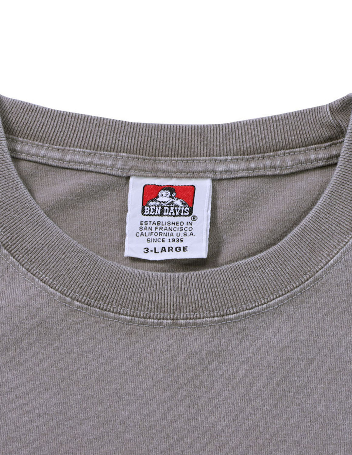 大きいサイズ 半袖Tシャツ カットソー メンズ  BEN DAVIS(ベン デイビス) バリアスモチーフ ヴィンテージ パウダーブリーチ加工 3L 4L 5L 6L カジュアル | BEN DAVIS | 05