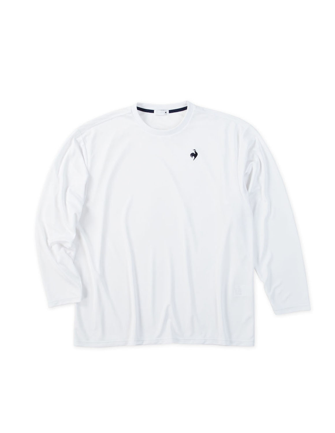 大きいサイズ 長袖Tシャツ カットソー メンズ LE COQ SPORTIF(ルコックスポルティフ) 吸汗速乾 UVカット(UPF15) 刺繍 エコペット 3L 4L 5L 6L カジュアル 春 秋 | le coq sportif | 01