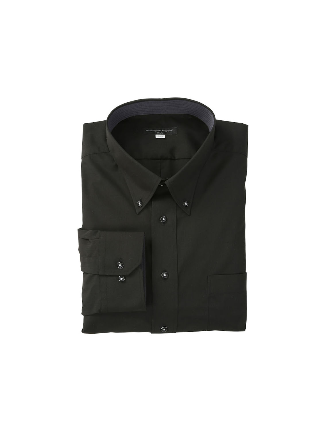 【大きいサイズ メンズ】MICHIKO LONDON KOSHINO MLK(ミチコロンドンコシノエムエルケー) 形態安定加工 脇下消臭テープ付 長袖シャツ 4L/5L/6L/7L/8L/9L | MICHIKO LONDON | 01