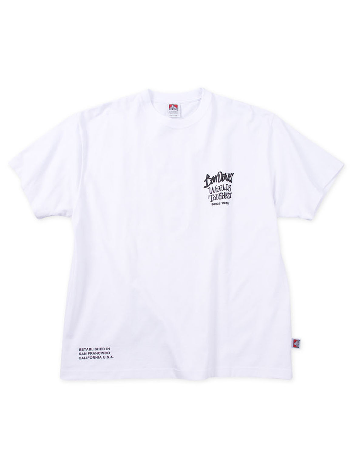 大きいサイズ 長袖T&半袖Tシャツ カットソー メンズ BEN DAVIS(ベン デイビス) バックプリント レイヤード 3L 4L 5L 6L カジュアル 白 緑 黒 春 夏 秋 冬 | BEN DAVIS | 05